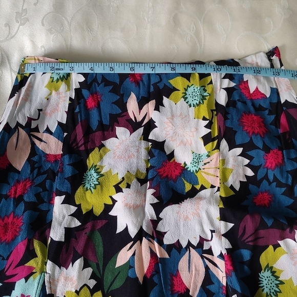 Guess Floral Double Slit Maxi Kloey Skirt Size 2 - Picture 11 of 12